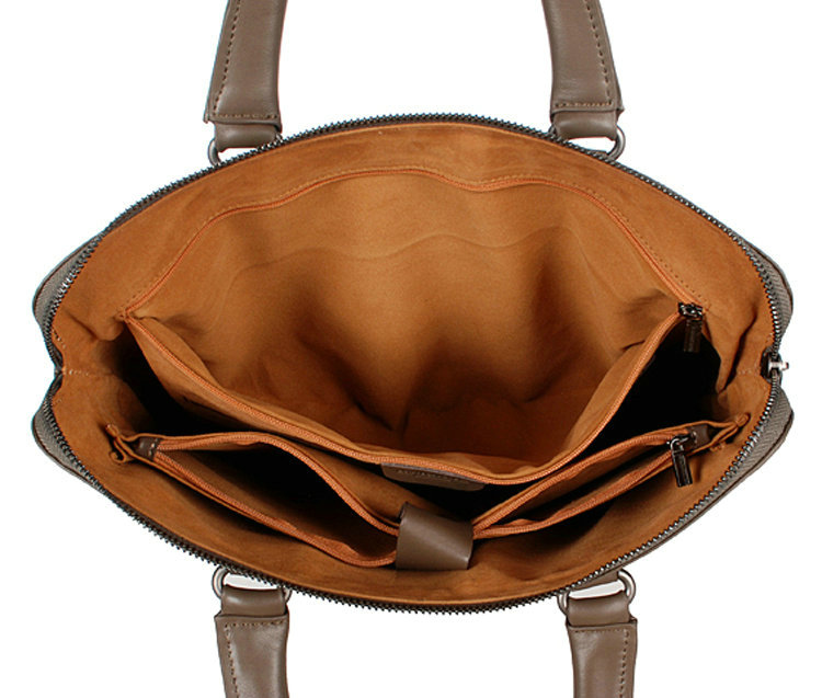 Bottega Veneta intrecciato leather briefcase 1159349-5 black&brown - Click Image to Close